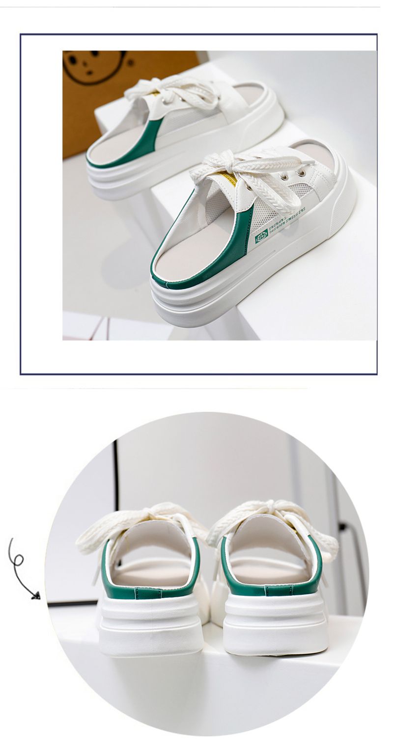 Kleine weiße Damen 2024 Neue Sommerstudentin Koreanische Ausgabe Vielseitig Lässig Instagram Trendy Dicke Sohle Fashion Board_voghion.com
