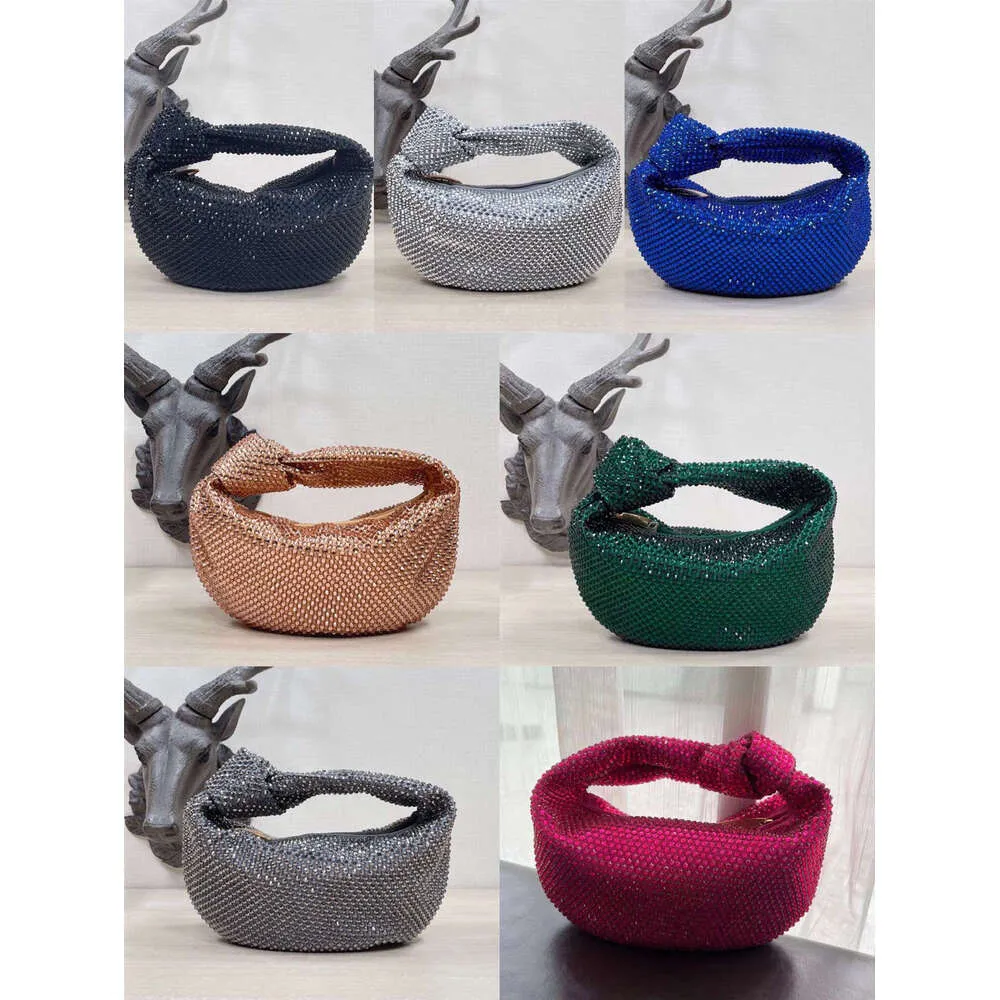 Designer Knotted Crsytal Rhie Dia Cloud Women's Handbag Bg Shiny Evening Bag Dinner Party Clutch Purse_voghion.com