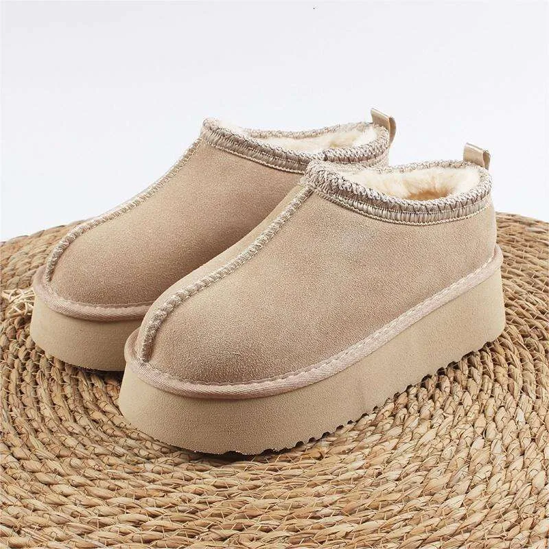  Women Boot  Snow Winter Sheepskin Boots Fashion Ladies Platform Fur Slipper Classic Ultra_voghion.com