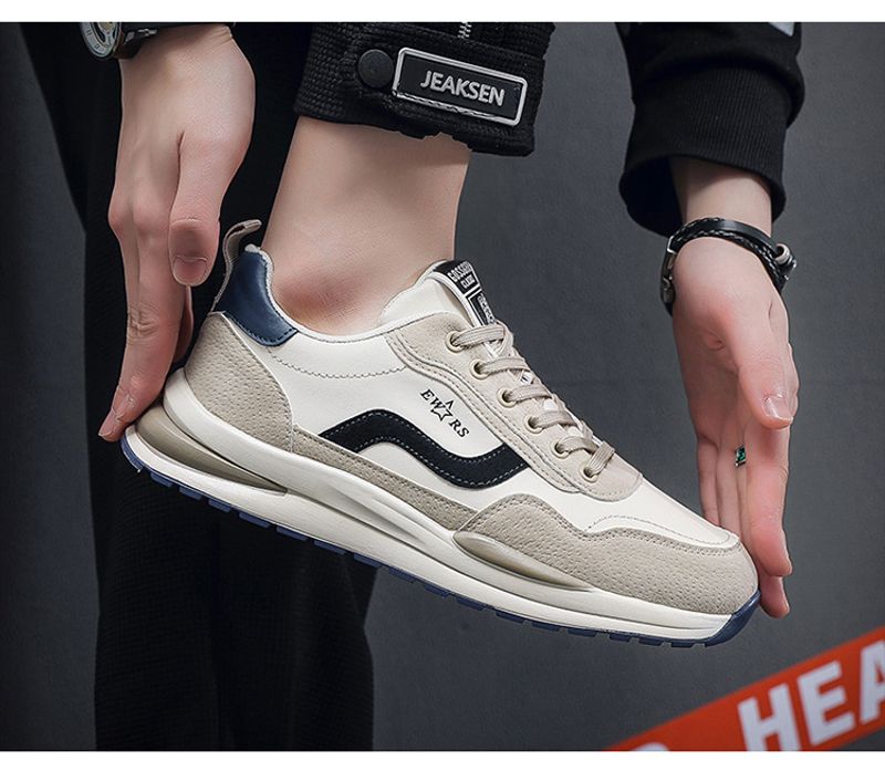Men's summer new breathable plate men's trend with height increase sports casual running tide shoes_voghion.com