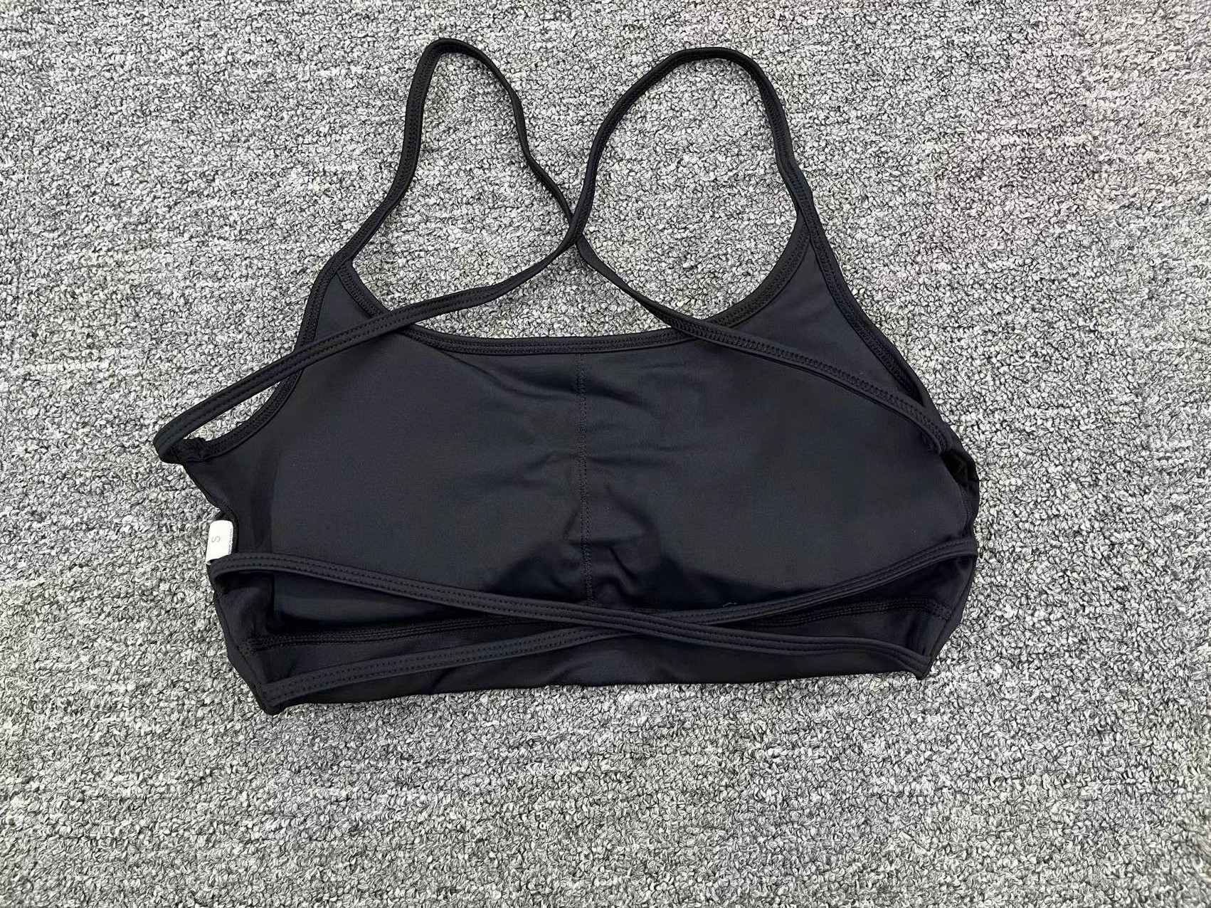 Quick drying, breathable, nude running sports bra, beautiful back, fitness top, yoga suit for women_voghion.com
