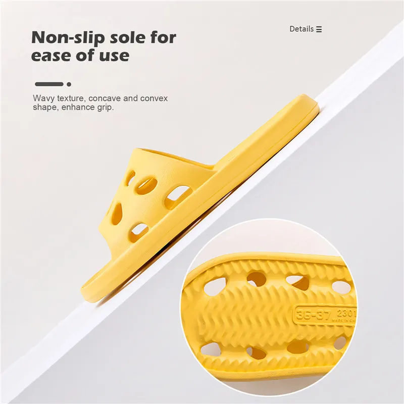Cloud Flip Slides Beach Sandals Non-slip Bathroom Slippers_voghion.com