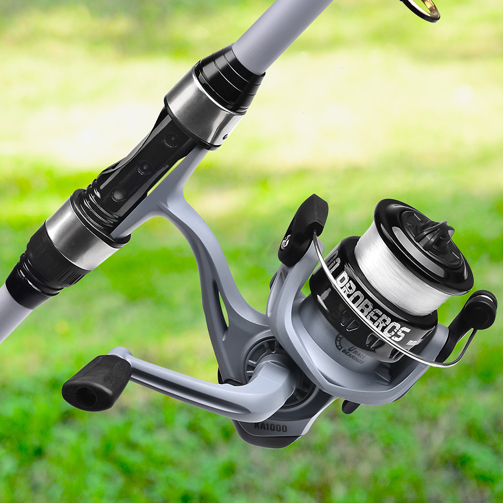 Conjunto de varas de pesca portáteis, varas de arremesso de longa distância, mini varas de pesca, carretilhas de pesca, linhas de pesca, iscas, varas de pesca, conjunto completo de varas de pesca_voghion.com
