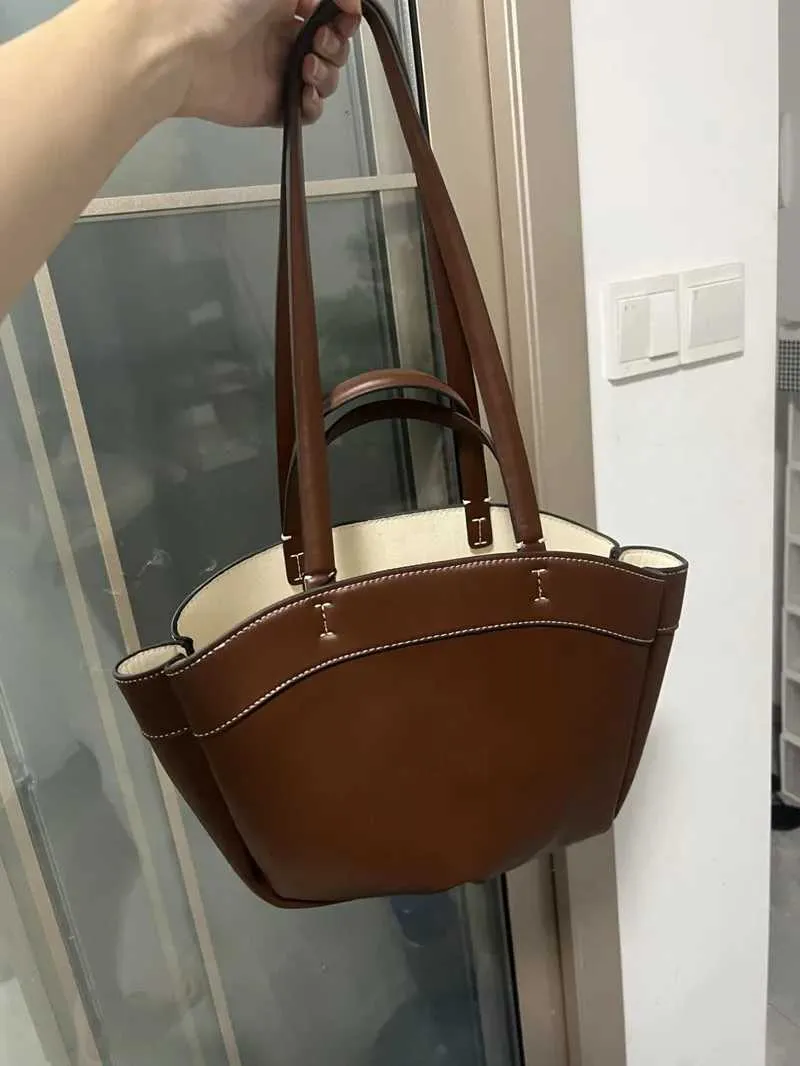 Sac à bandoulière rétro en cuir PU pour femme, pochette sous les bras, grande capacité, décontracté, portable, seau, Handba241104_voghion.com