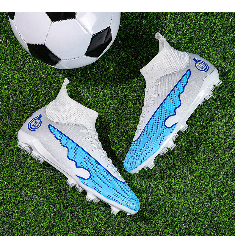 Soccer shoes Men's and women's spike crushing student game training shoes_voghion.com