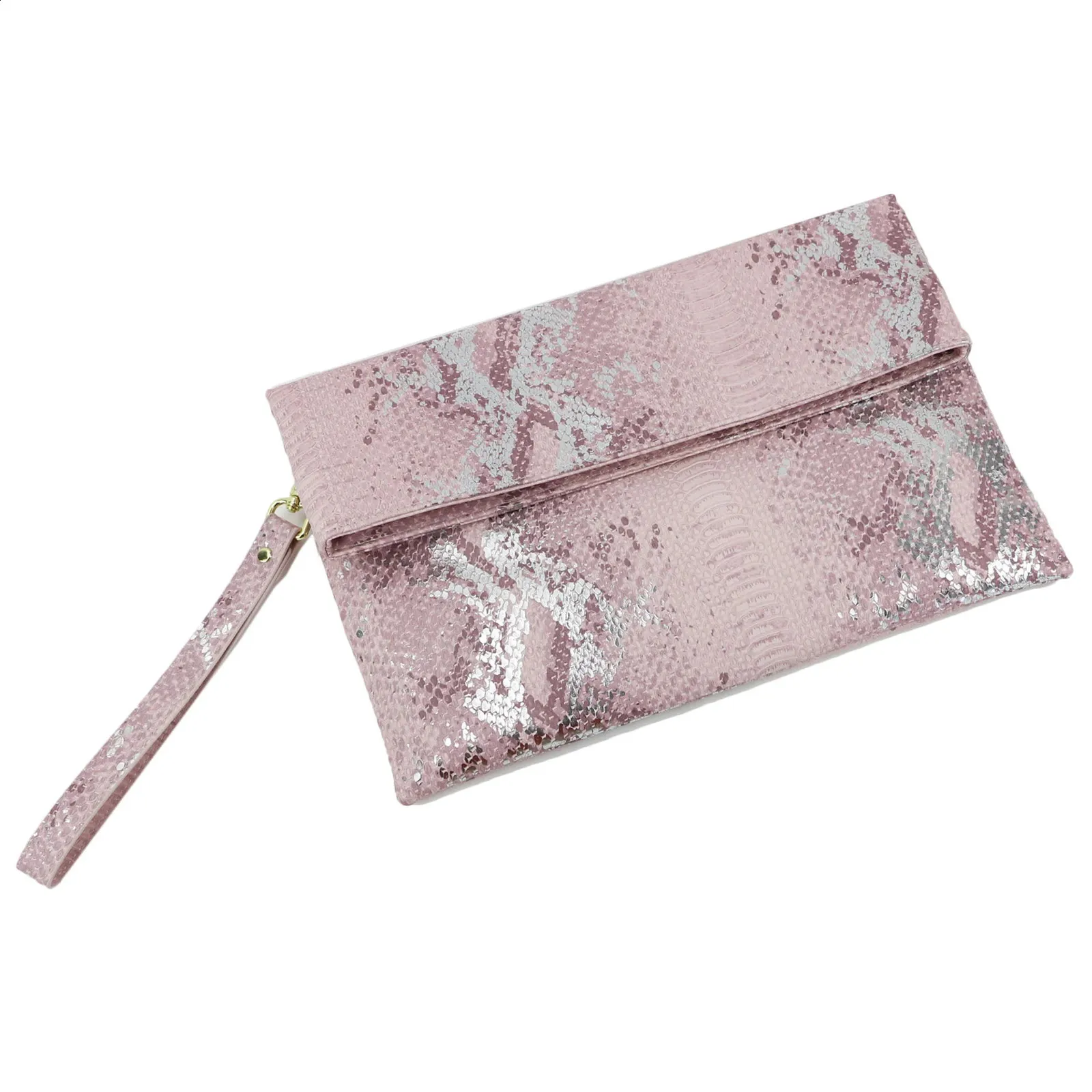 Geantă de mână personalizată, pliabilă, din piele PU, cu clutch de struț, cu breloc, pentru petreceri de seară, 240924_voghion.com
