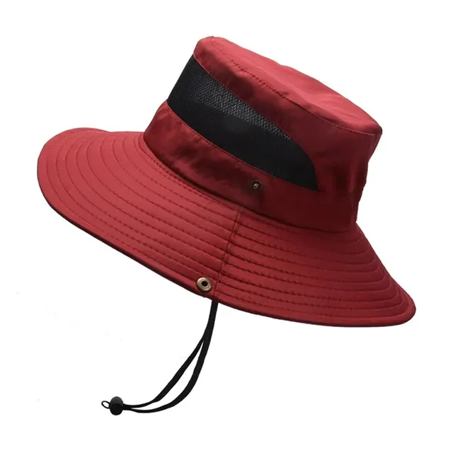 Nowości Xioguan 100% poliester 9201 Nowy letni oddychający rybak Outdoor Mountaineering Big Eaf Sunshade Benni Hat_voghion.com