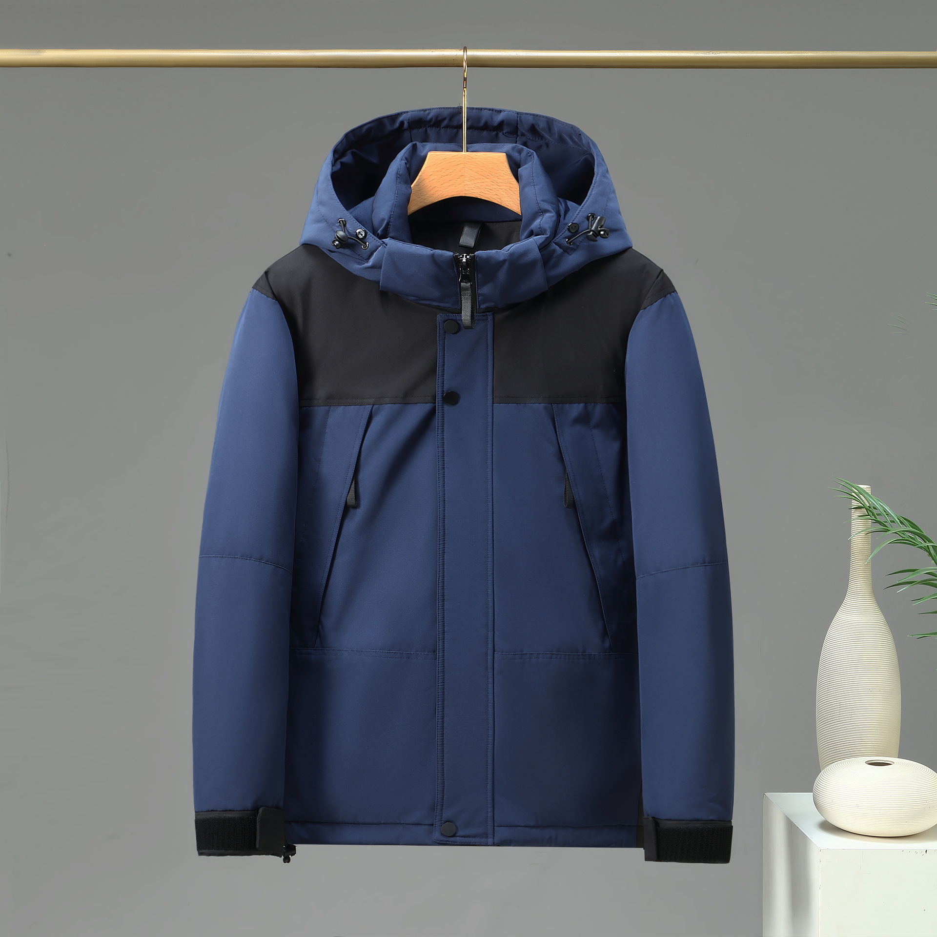 Ropa de hombre Chaqueta de algodón de seda para hombres y mujeres, chaqueta de algodón gruesa de invierno para exteriores para hombre_voghion.com