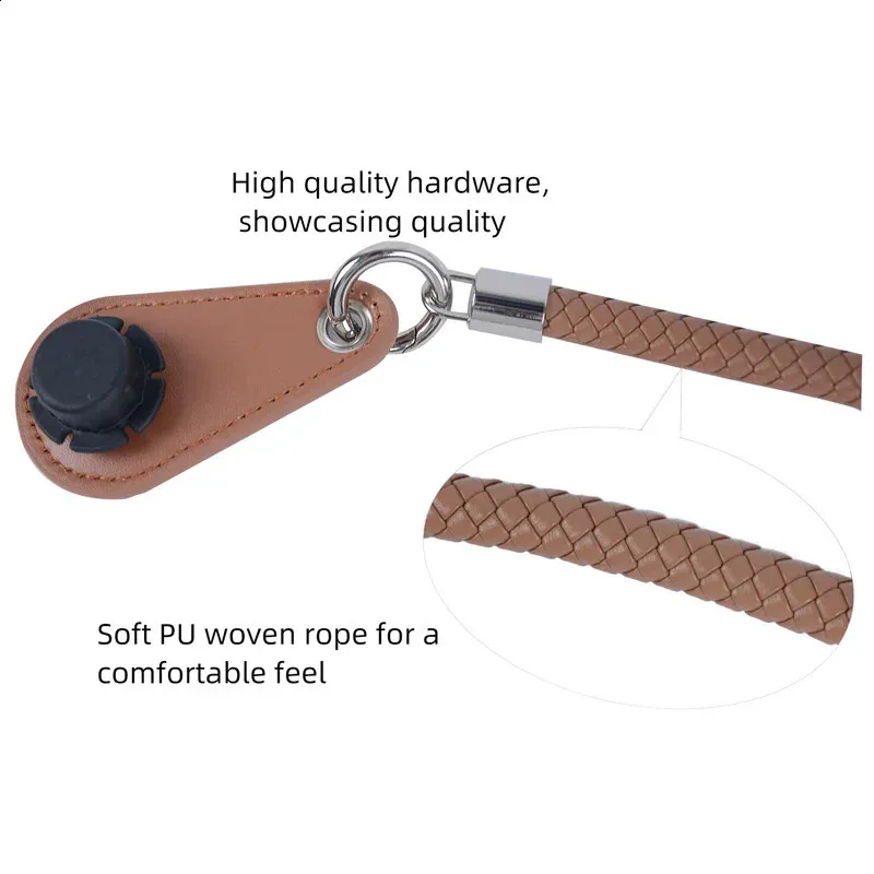Obag PU Tejido trenzado de cuero Cuerda Asas Correa Cinturón para accesorios Bolso de mano Bolso de mujer Accesorios 240821_voghion.com