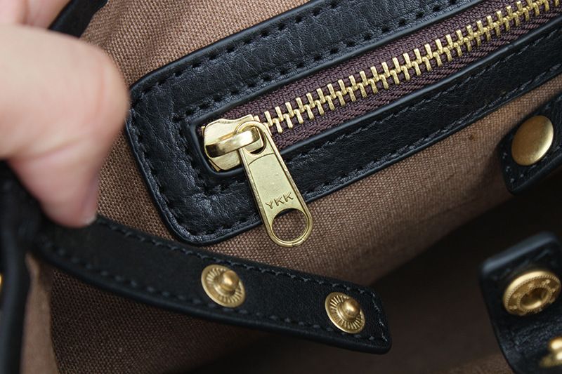 Italienische erste Schicht Rindsleder Tote Bucket Bag Schulter Unterarm Damentasche schlichter Stil High-End vielseitige_voghion.com