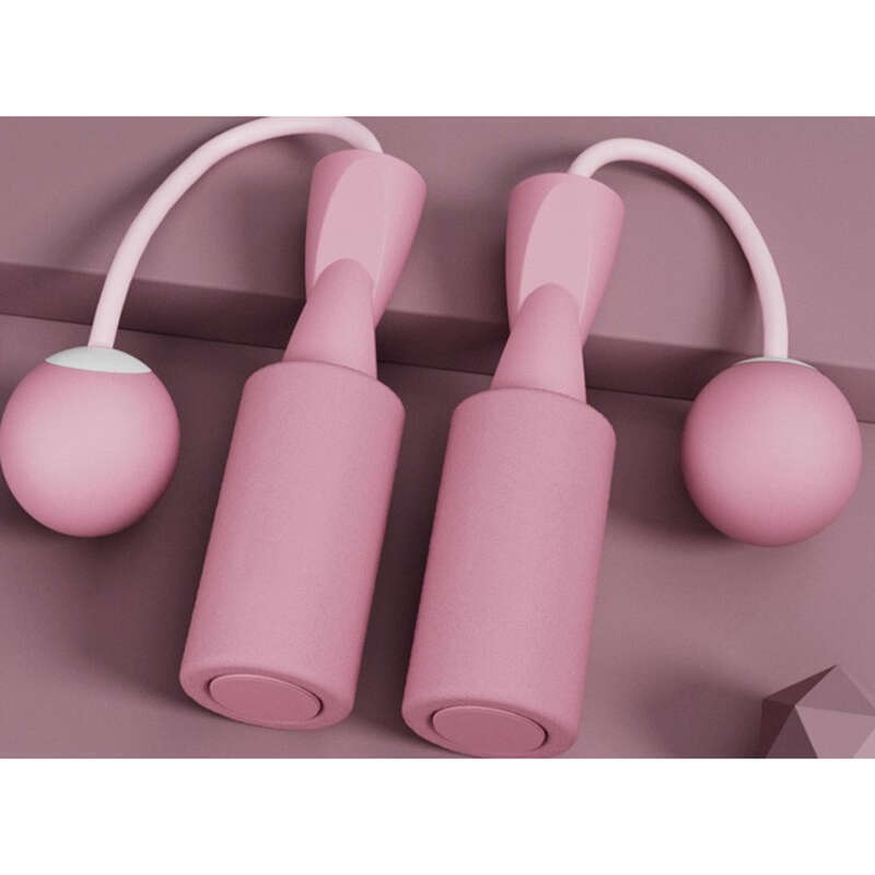 Dispozitiv fără fir pentru sărituri cu dublă utilizare pentru adulți, pentru sporturi de interior, coardă de sărituri cu minge mare Sil, fitness_voghion.com