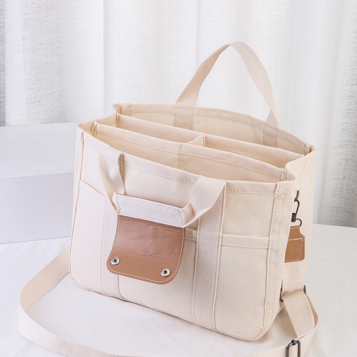 Sacs pour femmes, sac à bandoulière multifonction tendance pour maman et bébé, sac en toile portable pour maman_voghion.com