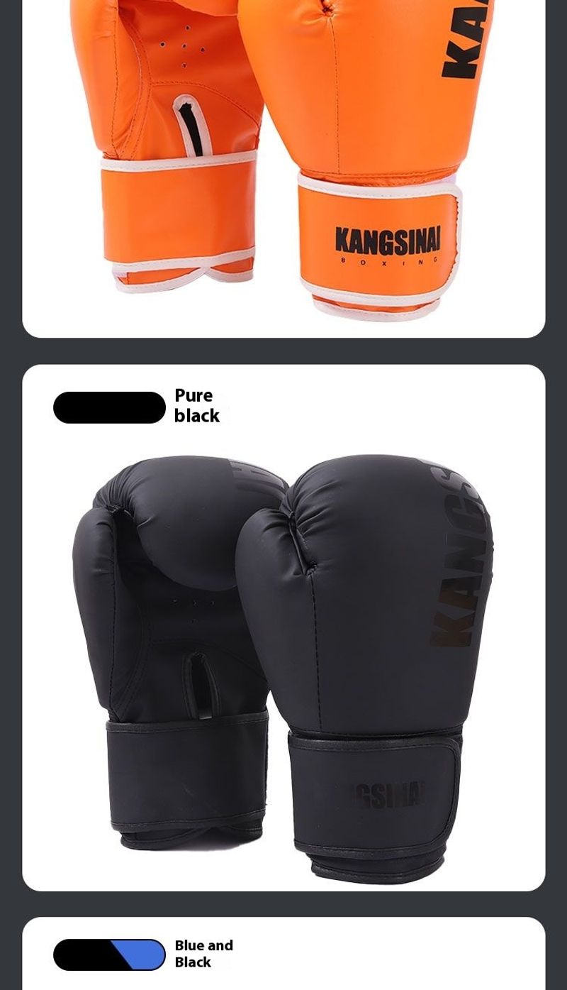 gloves for fighters, male female Sanda, children's sandbag fighting, young gloves, and professional Thai_voghion.com