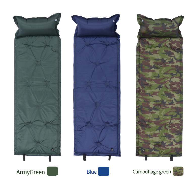 Self-Inflating Ultra light Camping Mat Automatic Air Mattress Camping Bed Picnic Mat Folding Inflatable Sleeping Pad with Pillow_voghion.com