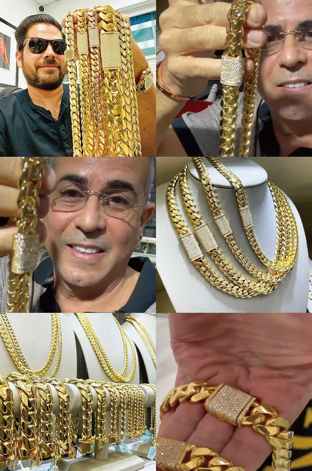 Choker Custom Link Gold 20Mm Miami Cuban Chain Necklace_voghion.com
