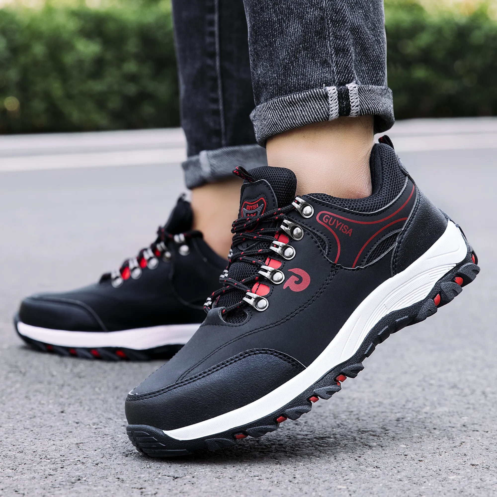 Steel Toe Cap For Men Boots Puncture-Proof Work Safety Protective Working Shoes Male Footwear Security Sneakers_voghion.com