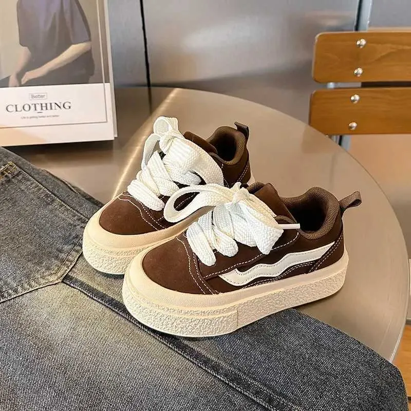 Boys and Girls Canvas School Performance Baby Biscuits Bottom Breathable Childrens Shoes M241016_voghion.com