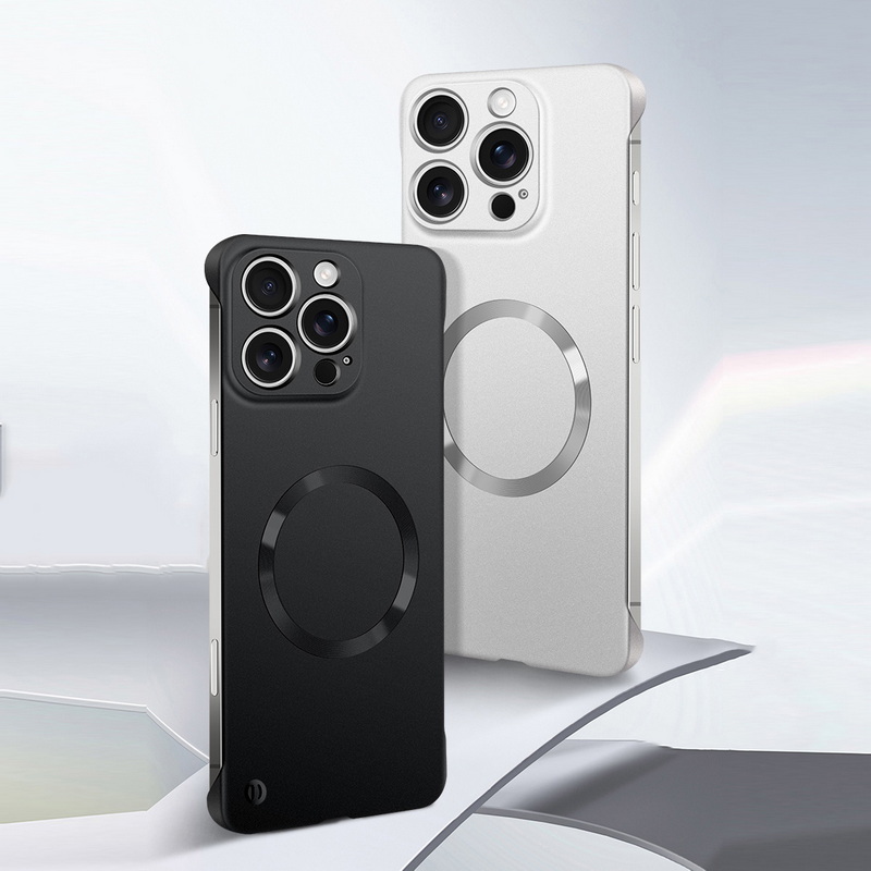 Phone Case For IPhone 17 16 15 14 Pro Max 13 Ultra-Thin Mag Safe Frameless Cover_voghion.com