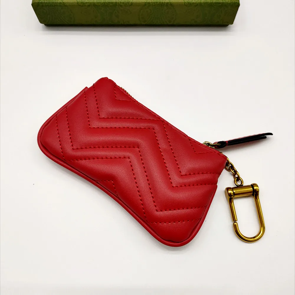 Mode Geldbörsen Für Frauen Geldbörse Tasche Designer Tasche Dame Kinder Kleine Schlüssel Kette Brieftasche Mini Brieftaschen Echt Leder Mit_voghion.com