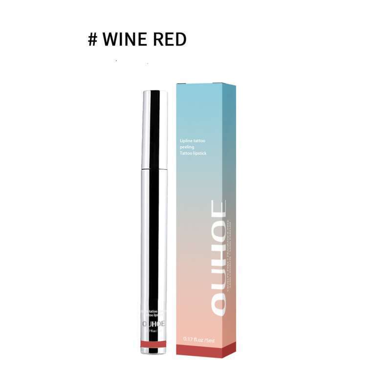 OUHOE Peel Off Lip Liner Langdurig Vlekbestendig Hydraterend Plumping Effect Hoge Pigment Kleur Waterbestendige Formule_voghion.com