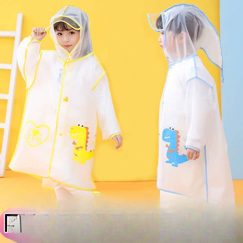 Children's Hidden Book Bag Space, Odorless Raincoat_voghion.com