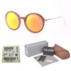 Hurtownia-Marka projekt Okrągłe okulary przeciwsłoneczne damskie męskie Metalowa oprawka Szklane soczewki Retro Vintage Sportowe okulary przeciwsłoneczne Gogle z_voghion.com