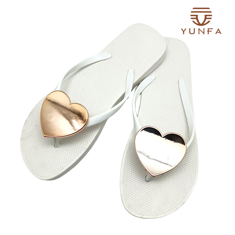 Ciabatte infradito a forma di cuore in PVC traspirante con suola morbida, scarpe da donna casual da vacanza_voghion.com