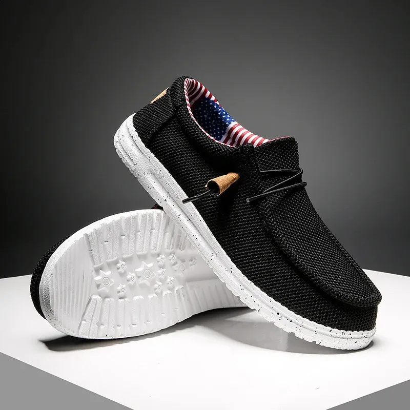 Herren Freizeitschuhe Aus Canvas, Bequeme Slipper Für Den Sommer_voghion.com