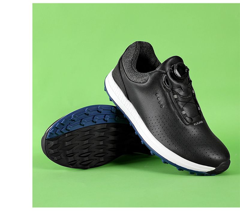 Chaussures professionnelles pour hommes Nouvelles baskets d'entraînement de golf sans crampons à boucle pivotante Taille L_voghion.com