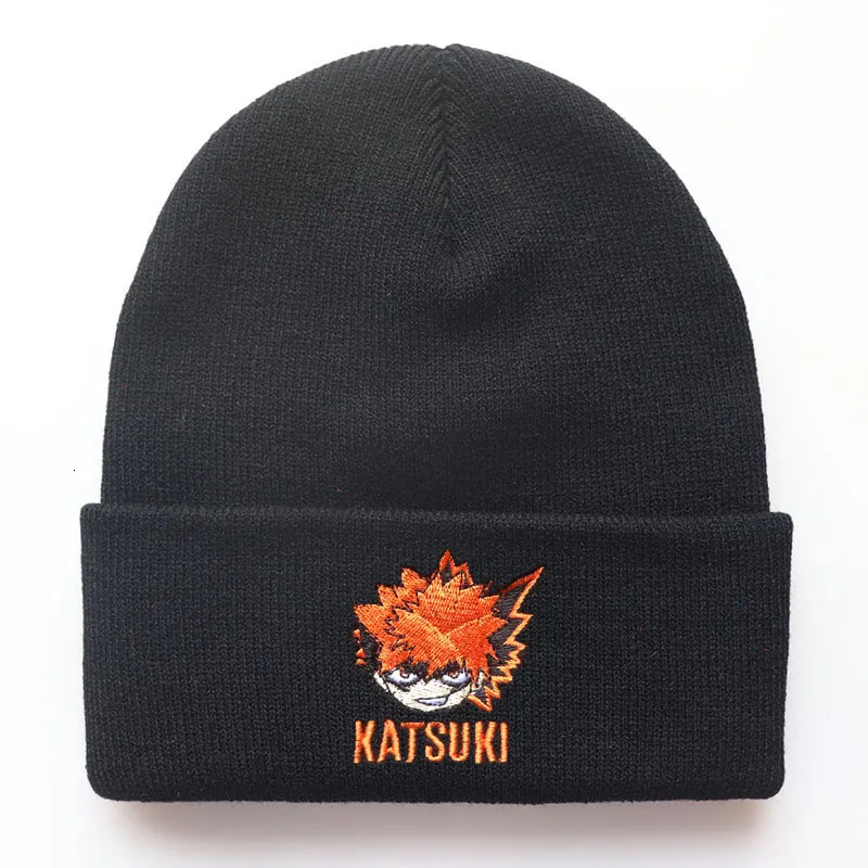 Design de alta qualidade, desenho animado anime masculino feminino bordado chapéu de malha estudante com capuz_voghion.com