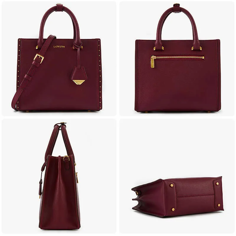 LA FESTIN Nya läderväskor för kvinnor, multifunktionella och mångsidiga, moderiktiga axelväskor, crossbody-designerväskor_voghion.com