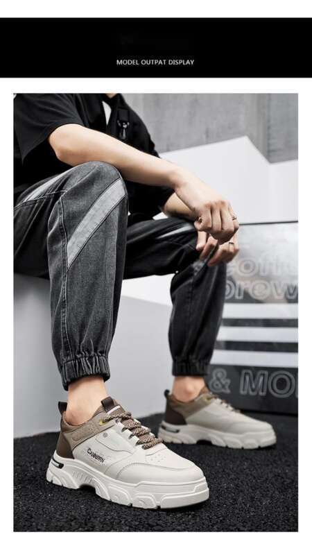 2024 Herbst Neue Atmungsaktive Martin Stiefel Herren Trendy Dicken Sohlen Sneakers Casual Board Outdoor Arbeitsschuhe_voghion.com
