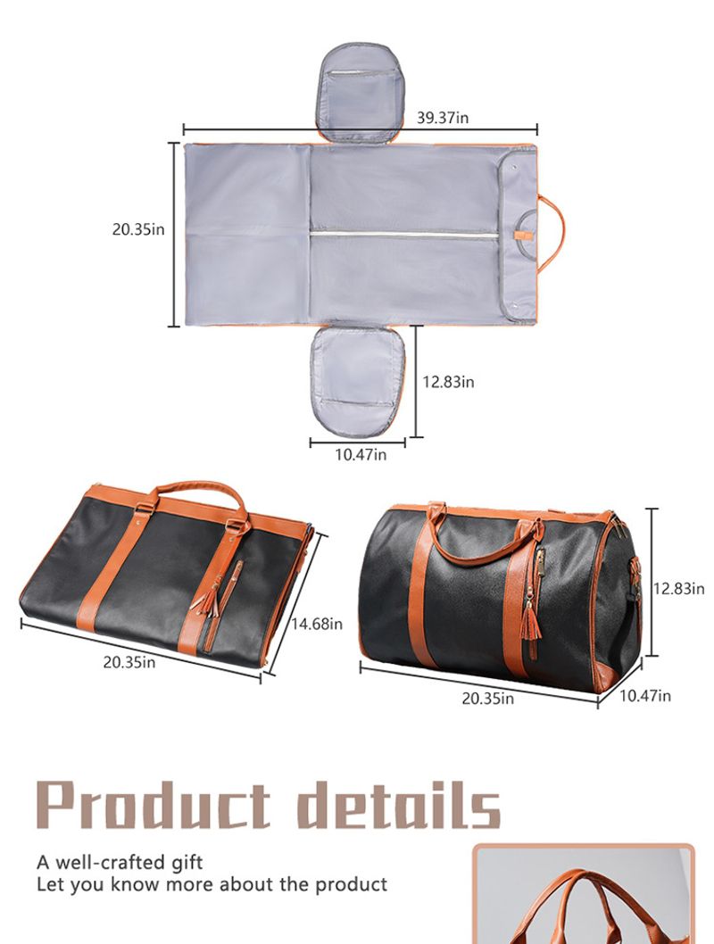 Praktische Reisetasche, faltbarer Kleidersack, neue Handgepäcktasche mit großem Fassungsvermögen, multifunktionale_voghion.com