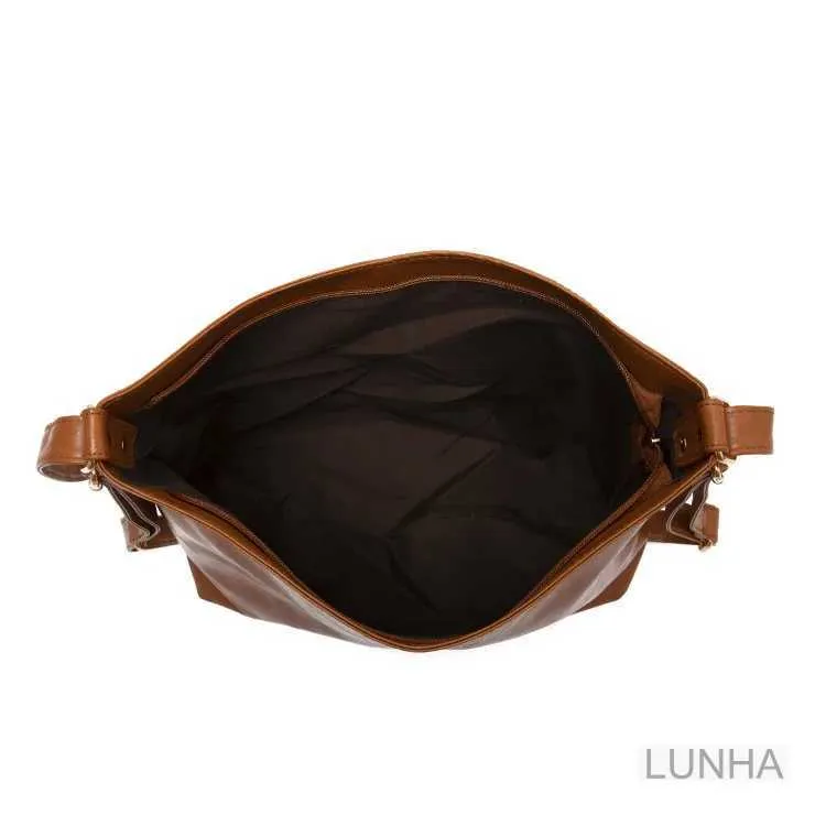 Damen-Rucksack 2-in-1, modisch, Retro, geöltes Wachs-PU-Leder, Schultertasche mit großem Fassungsvermögen, Crossbody-Tasche, einfarbig, britisch_voghion.com