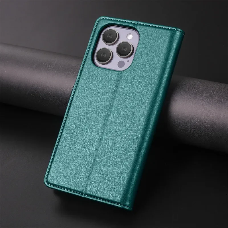 Magnetic Wallet Phone Case For Apple Iphone Pro Max Plus Se_voghion.com