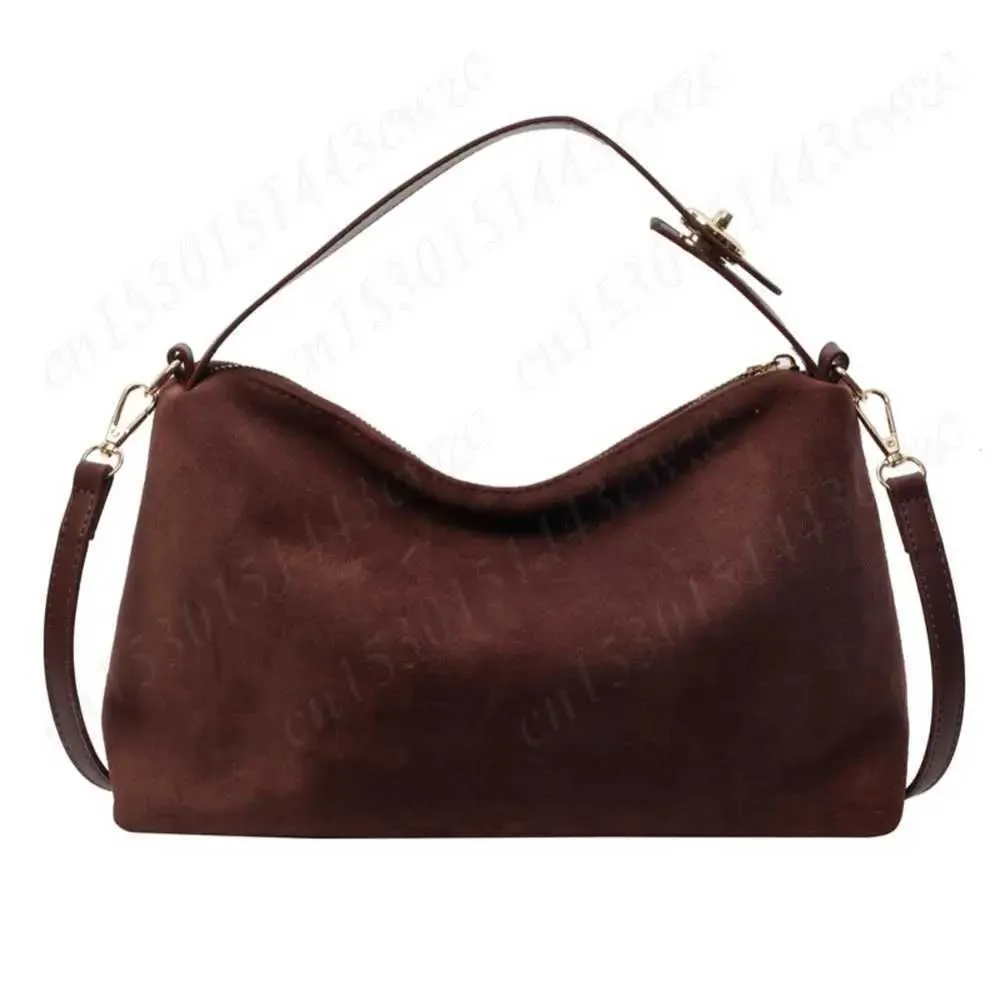 New Shoulder Bag for Women Suede Hobo Adjustable Strap Handbag With Inner Pocket Satchel Purse Zipper Crossbody Ba241104_voghion.com