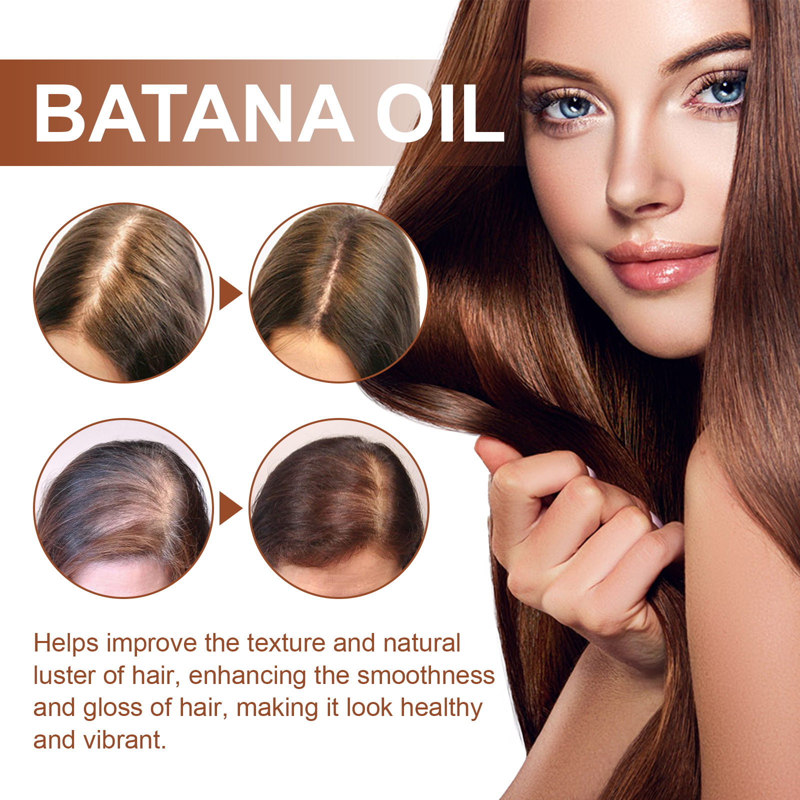 EELHOE Batana-Öl-Conditioner, feuchtigkeitsspendend und hydratisierend, verbessert die Pflege von trockenem, krausem, glattem und flauschigem Haar_voghion.com