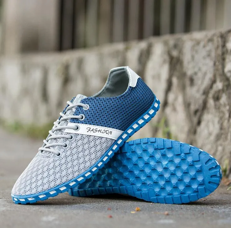 Men's Breathable Mesh Sneakers For Walking Lightweight Trainers_voghion.com