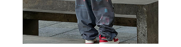Mother&Kids Pojkar casual drapera byxor Neontryck design löst sittande trend CuHK barn byxor trend_voghion.com