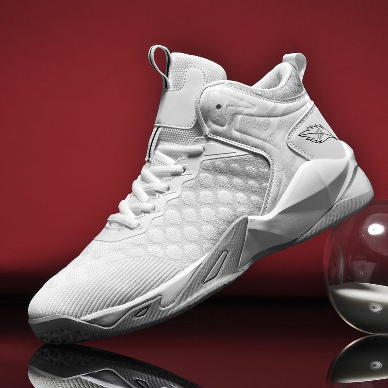 Neue nationale Flut Basketballschuhe Herren High-Top solide Turnschuhe Herrenschuhe Jugend Sport Laufschuhe_voghion.com