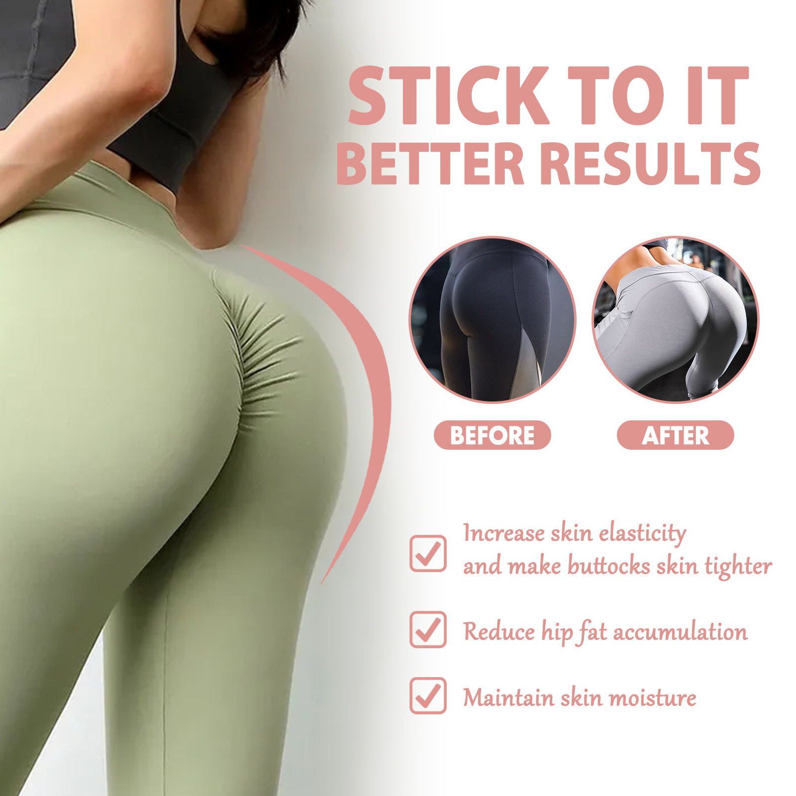 Negozio di prodotti per la cura della bellezza Peach OUHOE Shaping Lift Tight Lifting Beautiful Hip Stick ing_voghion.com