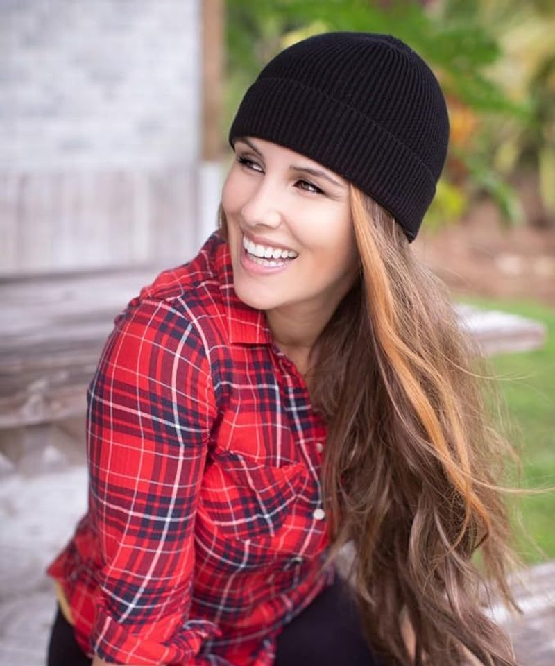 Unisex Winter Knitted Casual Skull Men's Gift Warm Cuff Beanie Cap Turn Up Hat_voghion.com