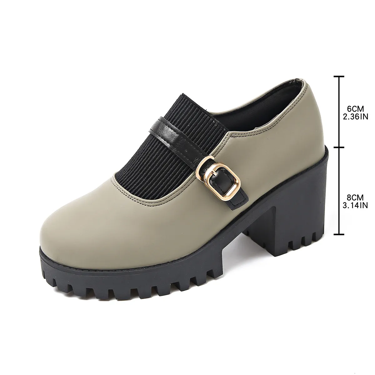 Přeshraniční zahraniční obchod, plus size boty na vysokém podpatku pro ženy, jaro 2025, nová móda s kulatou špičkou a tlustým knoflíkem_voghion.com