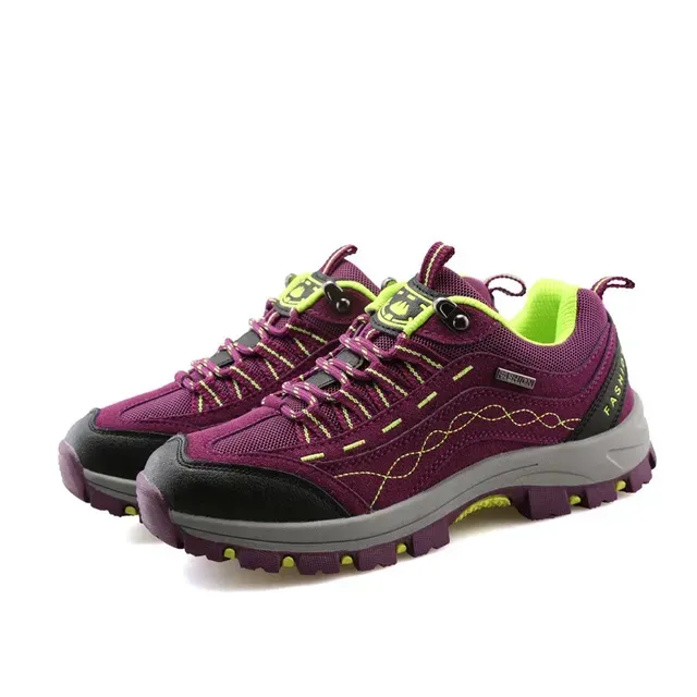 Flat Bottomed Mesh Couple Outdoor Hiking Breathable Comfortable Lightweight Anti Slip Wear Resistant Sports Shoes_voghion.com