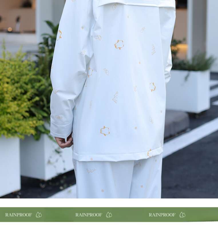 Geteilte Regenhose, wasserdichtes Motorrad-Spezialset, Regenmantel, Regenmantel für Herren und Damen_voghion.com