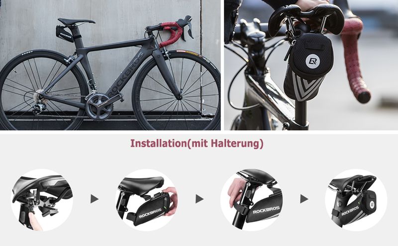 ROCKBROS Sattel Fahrrad Werkzeug Für MTB Rennrad Sitz Tasche_voghion.com