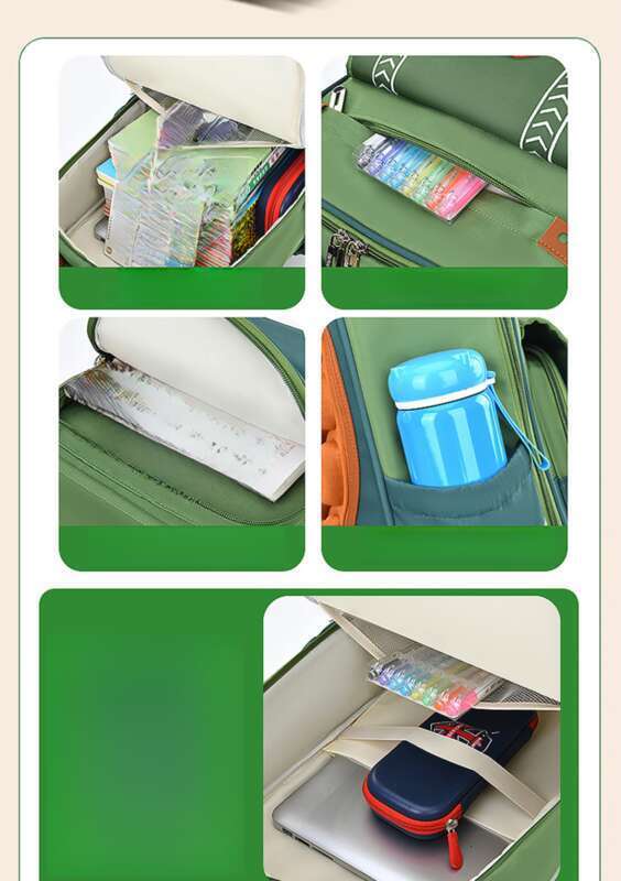 Sesame Baby's New Elementary School For Boys And Girls In Grades 1-6 Through 9, Large Capacity Children's Book Bag,_voghion.com