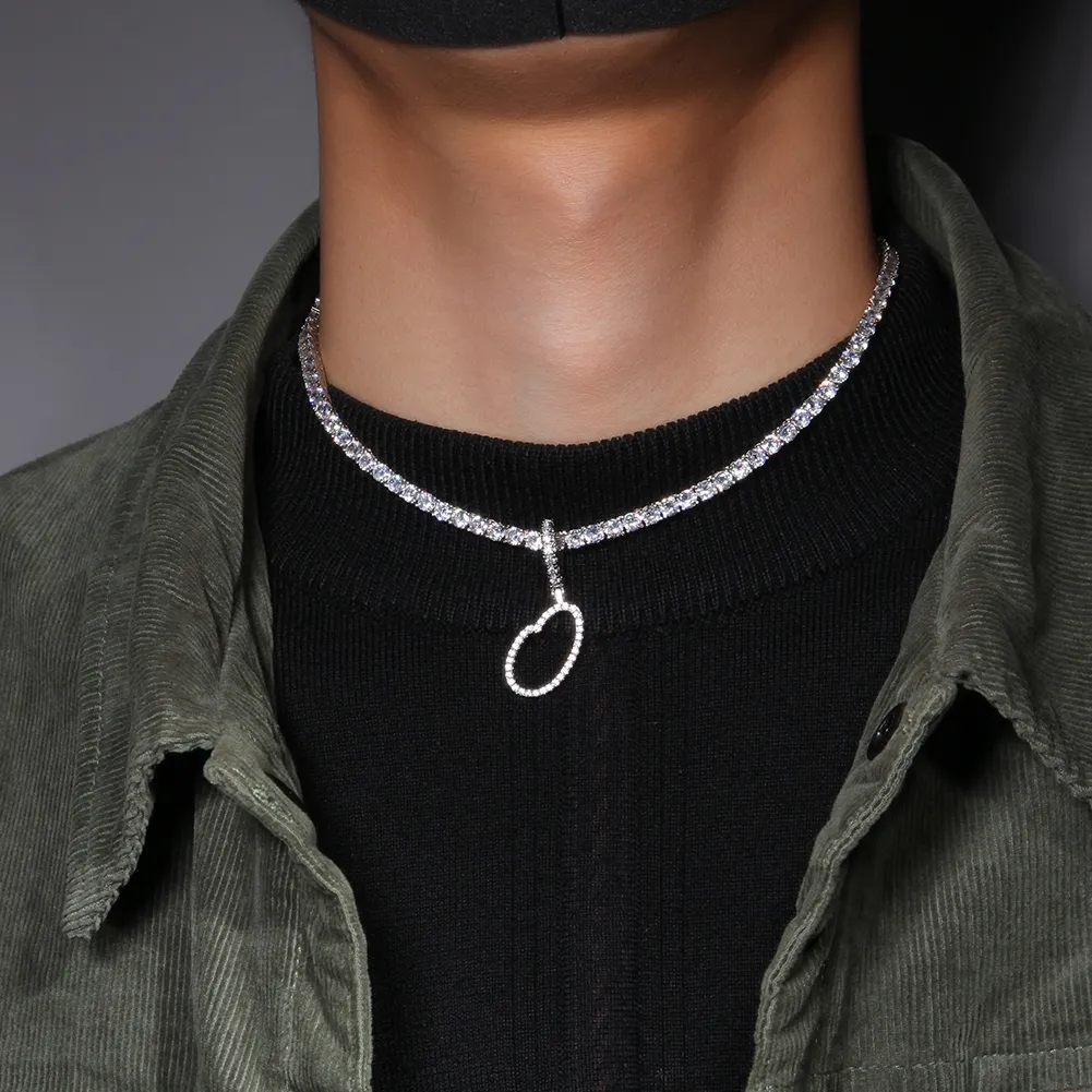 Ketten TBTK Benotzerdefinéiert Kursiv Schrëft Initial A-Z Buschtawen Anhänger Iced Out CZ Kette Halskette Fir Männer Hiphop Charms Bijouen_voghion.com