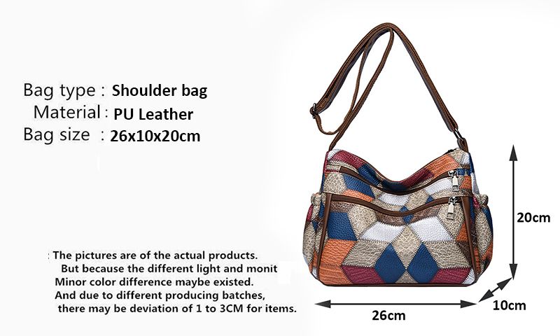 Borsa a tracolla da donna in pelle PU di lusso con tasche da donna di alta qualità, patchwork, stile nazionale, borsa a tracolla per donna_voghion.com