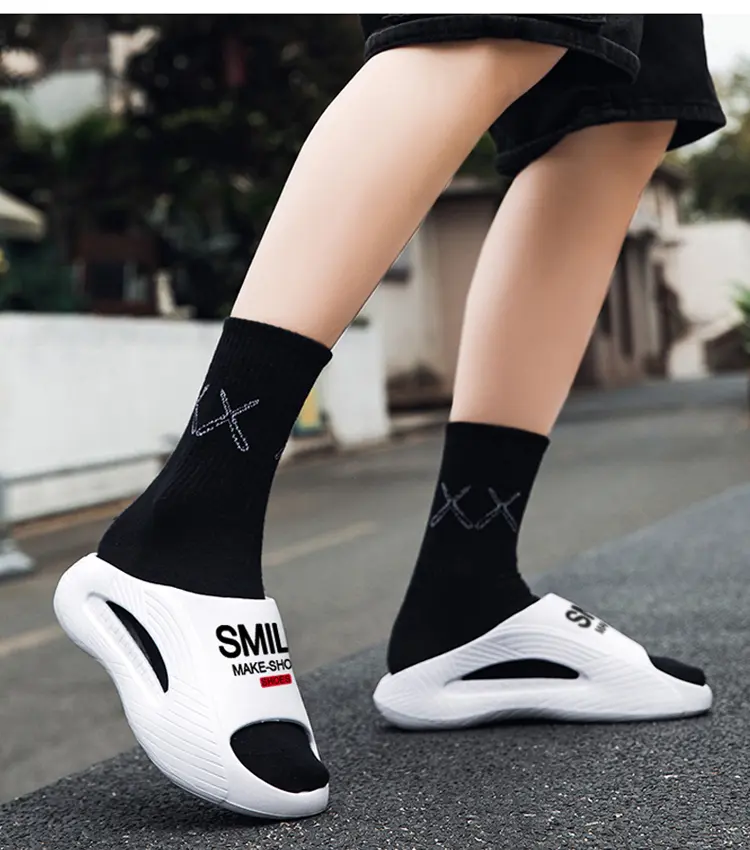 Pantofole da uomo con una sola parola, pantofole da spiaggia per esterni_voghion.com
